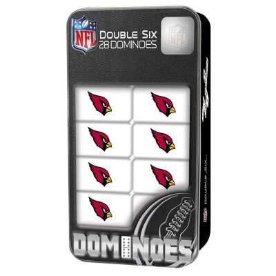 Officially Licensed NFL Arizona Cardinals 28 Piece Dominoes Game Image 1