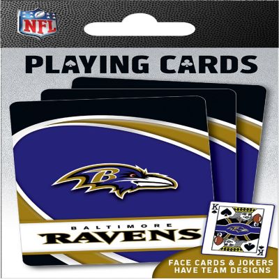 Officially Licensed NFL Baltimore Ravens Playing Cards - 54 Card Deck Image 1