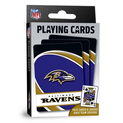 Officially Licensed NFL Baltimore Ravens Playing Cards - 54 Card Deck Image 1