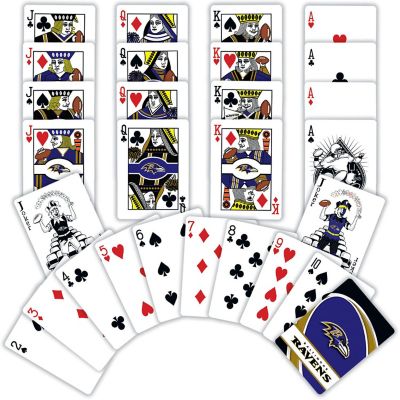 Officially Licensed NFL Baltimore Ravens Playing Cards - 54 Card Deck Image 2