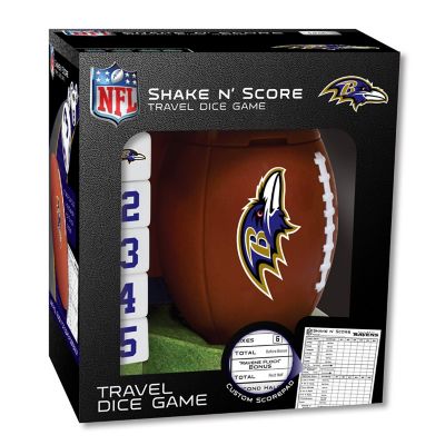 Officially Licensed NFL Baltimore Ravens Shake N Score Dice Game Image 1