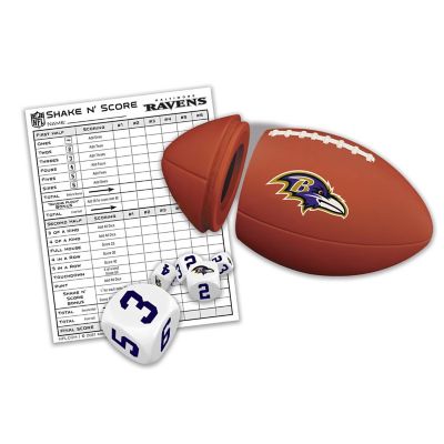 Officially Licensed NFL Baltimore Ravens Shake N Score Dice Game Image 2