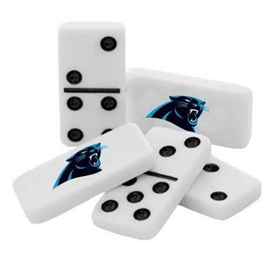 Officially Licensed NFL Carolina Panthers 28 Piece Dominoes Game Image 2