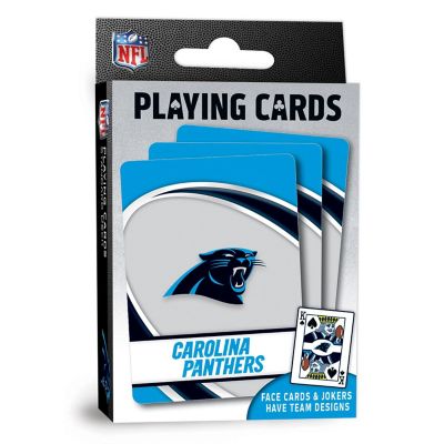 Officially Licensed NFL Carolina Panthers Playing Cards - 54 Card Deck Image 1