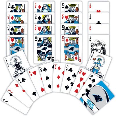 Officially Licensed NFL Carolina Panthers Playing Cards - 54 Card Deck Image 2