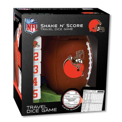 Officially Licensed NFL Cleveland Browns Shake N Score Dice Game Image 1