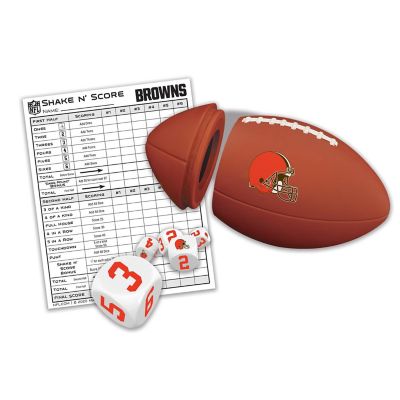 Officially Licensed NFL Cleveland Browns Shake N Score Dice Game Image 2