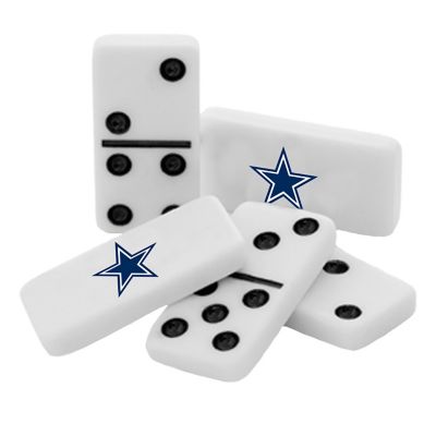 Officially Licensed NFL Dallas Cowboys 28 Piece Dominoes Game Image 2