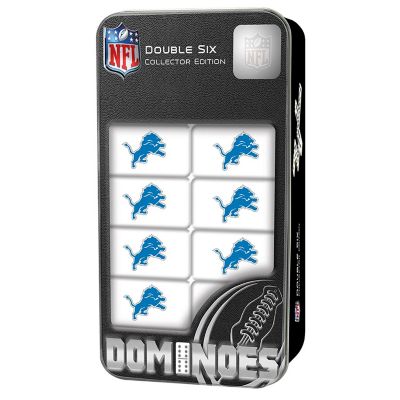 Officially Licensed NFL Detroit Lions 28 Piece Dominoes Game Image 1