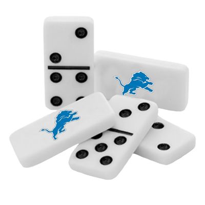 Officially Licensed NFL Detroit Lions 28 Piece Dominoes Game Image 2