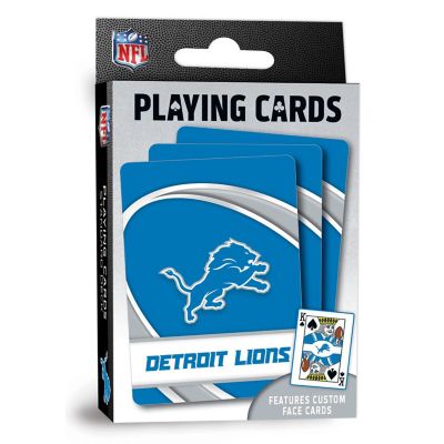 Officially Licensed NFL Detroit Lions Playing Cards - 54 Card Deck Image 1