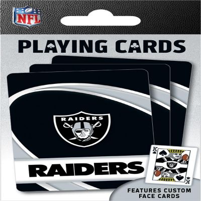 Officially Licensed NFL Las Vegas Raiders Playing Cards - 54 Card Deck Image 1