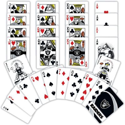 Officially Licensed NFL Las Vegas Raiders Playing Cards - 54 Card Deck Image 2