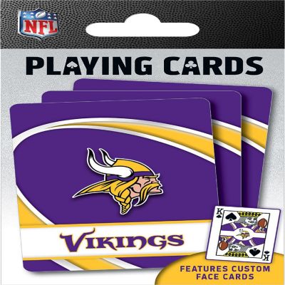 Officially Licensed NFL Minnesota Vikings Playing Cards - 54 Card Deck Image 1