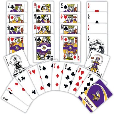 Officially Licensed NFL Minnesota Vikings Playing Cards - 54 Card Deck Image 2