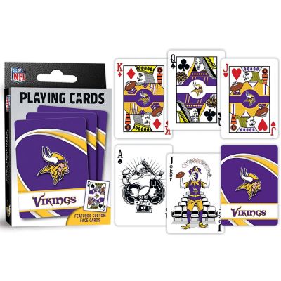 Officially Licensed NFL Minnesota Vikings Playing Cards - 54 Card Deck Image 3