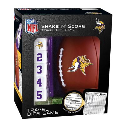 Officially Licensed NFL Minnesota Vikings Shake N Score Dice Game Image 1
