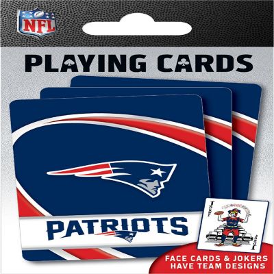 Officially Licensed NFL New England Patriots Playing Cards - 54 Card Deck Image 1