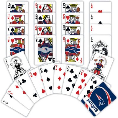 Officially Licensed NFL New England Patriots Playing Cards - 54 Card Deck Image 2