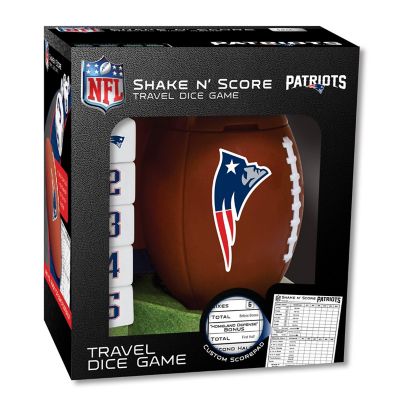 Officially Licensed NFL New England Patriots Shake N Score Dice Game Image 1