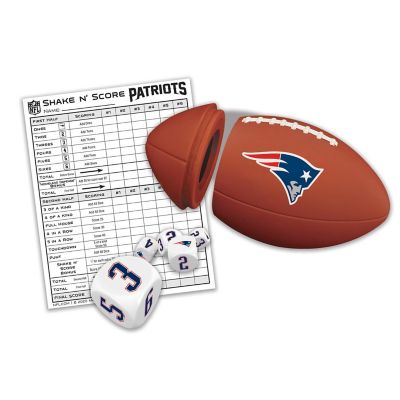 Officially Licensed NFL New England Patriots Shake N Score Dice Game Image 2