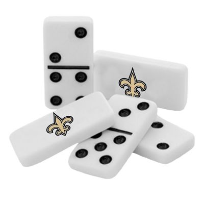 Officially Licensed NFL New Orleans Saints 28 Piece Dominoes Game Image 2