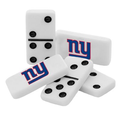 Officially Licensed NFL New York Giants 28 Piece Dominoes Game Image 2