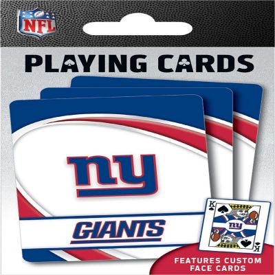 Officially Licensed NFL New York Giants Playing Cards - 54 Card Deck Image 1