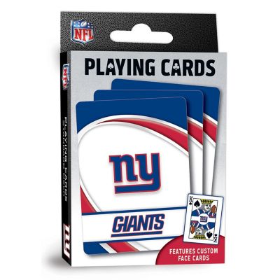 Officially Licensed NFL New York Giants Playing Cards - 54 Card Deck Image 1