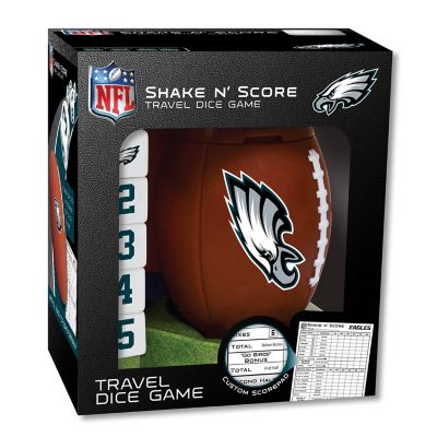 Officially Licensed NFL Philadelphia Eagles Shake N Score Dice Game Image 1