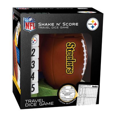 Officially Licensed NFL Pittsburgh Steelers Shake N Score Dice Game Image 1