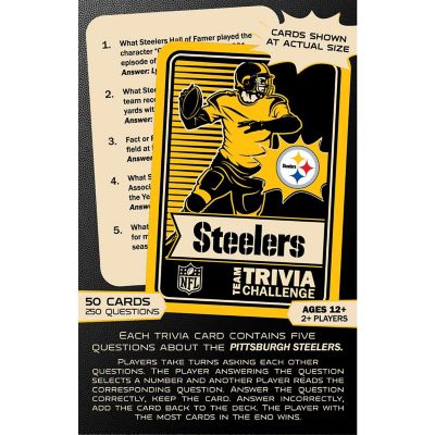 Officially Licensed NFL Pittsburgh Steelers Team Trivia Game Image 3
