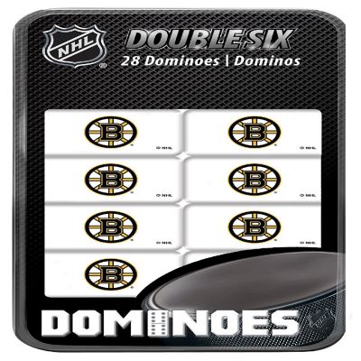 Officially Licensed NHL Boston Bruins 28 Piece Dominoes Game Image 1