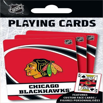 Officially Licensed NHL Chicago Blackhawks Playing Cards - 54 Card Deck Image 1