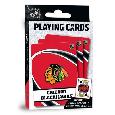 Officially Licensed NHL Chicago Blackhawks Playing Cards - 54 Card Deck Image 1