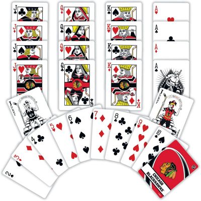 Officially Licensed NHL Chicago Blackhawks Playing Cards - 54 Card Deck Image 2