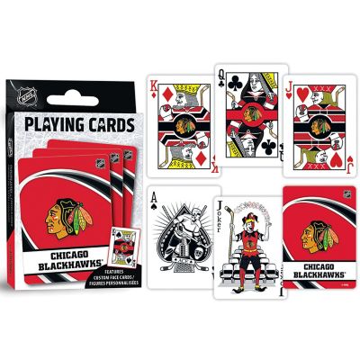 Officially Licensed NHL Chicago Blackhawks Playing Cards - 54 Card Deck Image 3