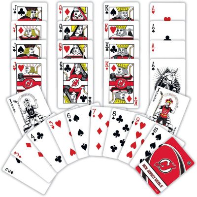 Officially Licensed NHL New Jersey Devils Playing Cards - 54 Card Deck Image 2