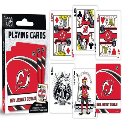 Officially Licensed NHL New Jersey Devils Playing Cards - 54 Card Deck Image 3
