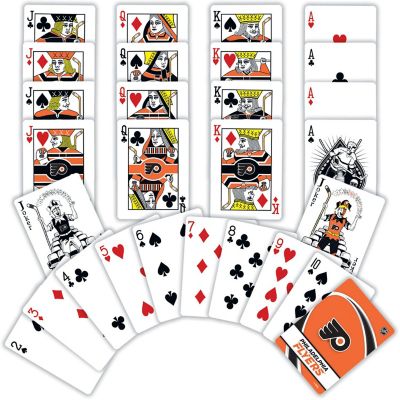 Officially Licensed NHL Philadelphia Flyers Playing Cards - 54 Card Deck Image 2