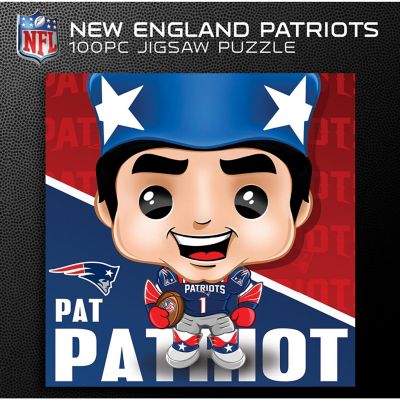 Officially Licensed Pat Patriot - New England Patriots Mascot 100 Piece Puzzle Image 3