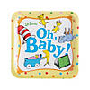 Oh, Baby Dr. Seuss&#8482; Baby Shower Square Paper Dinner Plates - 8 Ct. Image 1