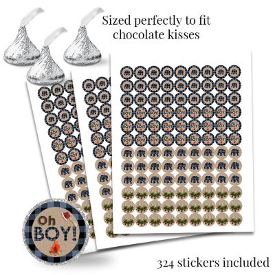 Oh Boy! Blue and Black Sticker Bundle 429pc. by AmandaCreation Image 1
