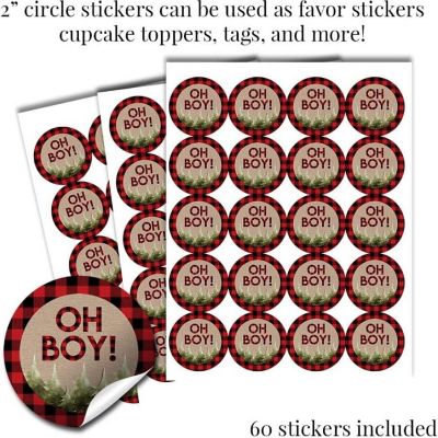 Oh Boy! Red and Black Sticker Bundle 429pc. by AmandaCreation Image 3
