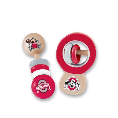 Ohio State Buckeyes - Baby Rattles 2-Pack Image 1