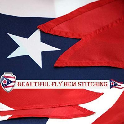 Ohio State Flag 150D Printed Polyester 3x5 Ft Image 2