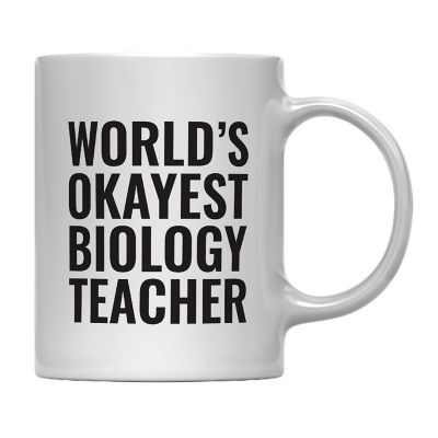 Okayest Biology Teacher Ceramic Mug Image 2