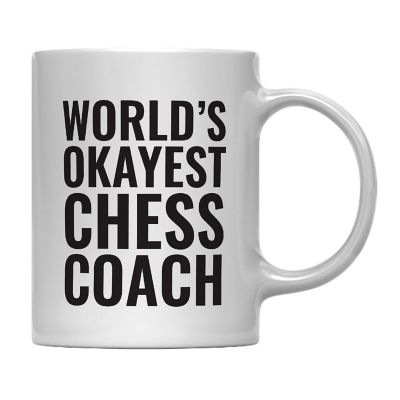 Okayest Chess Coach Ceramic Mug Image 2