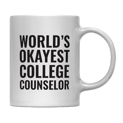 Okayest College Counselor Ceramic Mug Image 2