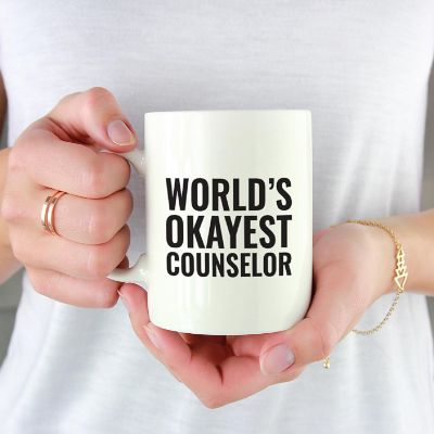 Okayest Counselor Ceramic Mug Image 1
